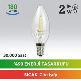 2W BUJİ LED AMPÜL E14 FLEMAN