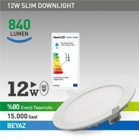 Next Led 12w Slim Panel