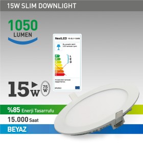 Next Led 15w Slim Panel