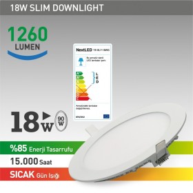 Next Led 18w Slim Panel