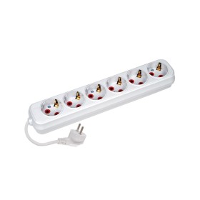 6 Lı Topraklı Kablolu Grup Priz