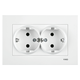 Viko Karre İkili Topraklı Priz