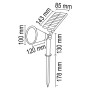 7W Solar Çim Armatürü Günışığı